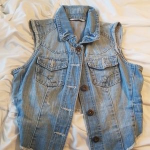 Denim vest